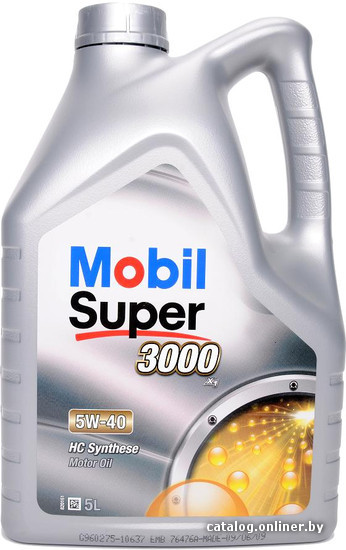 Масло моторное MOBIL Super 3000 X1 5W-40 5л MOBIL 150565